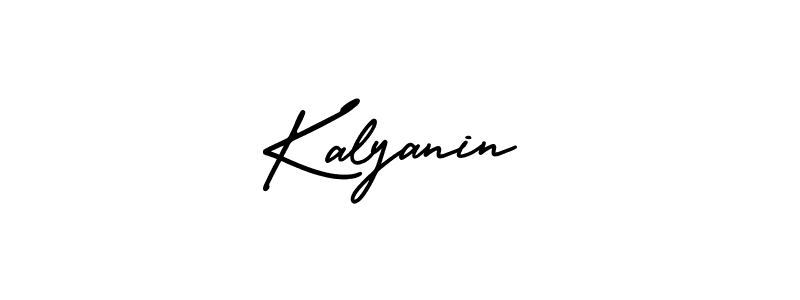 Create a beautiful signature design for name Kalyanin. With this signature (AmerikaSignatureDemo-Regular) fonts, you can make a handwritten signature for free. Kalyanin signature style 3 images and pictures png