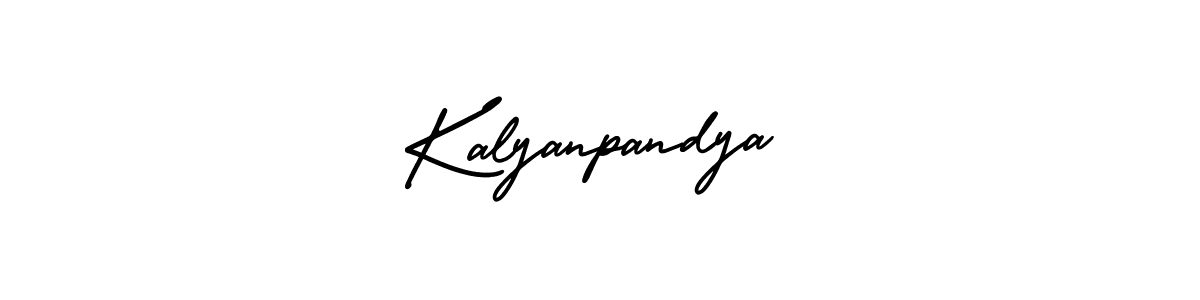 You should practise on your own different ways (AmerikaSignatureDemo-Regular) to write your name (Kalyanpandya) in signature. don't let someone else do it for you. Kalyanpandya signature style 3 images and pictures png