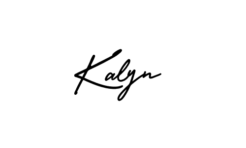 Kalyn stylish signature style. Best Handwritten Sign (AmerikaSignatureDemo-Regular) for my name. Handwritten Signature Collection Ideas for my name Kalyn. Kalyn signature style 3 images and pictures png