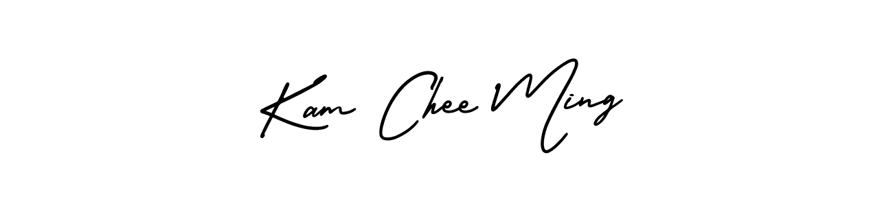 Also You can easily find your signature by using the search form. We will create Kam Chee Ming name handwritten signature images for you free of cost using AmerikaSignatureDemo-Regular sign style. Kam Chee Ming signature style 3 images and pictures png