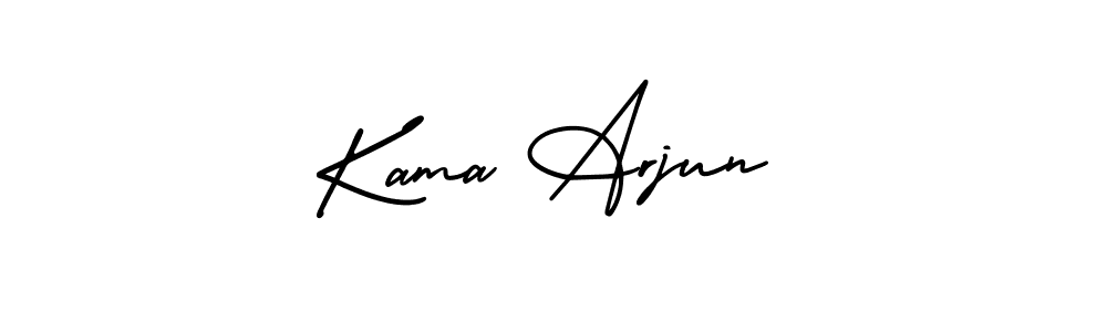 How to make Kama Arjun signature? AmerikaSignatureDemo-Regular is a professional autograph style. Create handwritten signature for Kama Arjun name. Kama Arjun signature style 3 images and pictures png