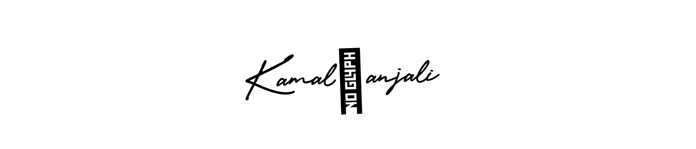 Make a beautiful signature design for name Kamal❤anjali. With this signature (AmerikaSignatureDemo-Regular) style, you can create a handwritten signature for free. Kamal❤anjali signature style 3 images and pictures png