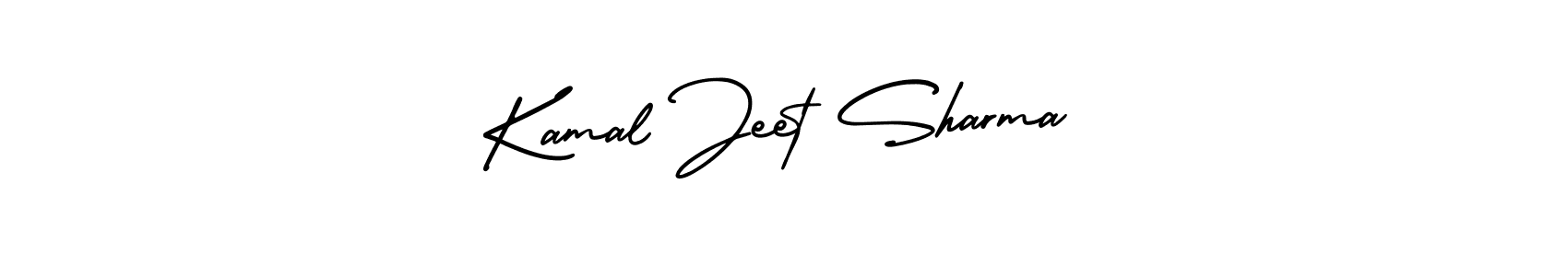 The best way (AmerikaSignatureDemo-Regular) to make a short signature is to pick only two or three words in your name. The name Kamal Jeet Sharma include a total of six letters. For converting this name. Kamal Jeet Sharma signature style 3 images and pictures png