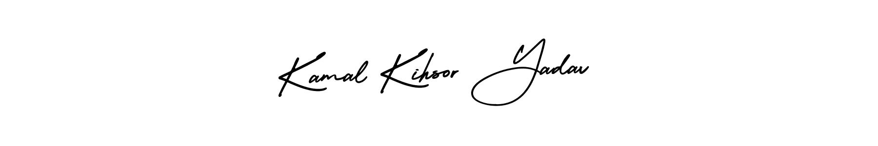 This is the best signature style for the Kamal Kihsor Yadav name. Also you like these signature font (AmerikaSignatureDemo-Regular). Mix name signature. Kamal Kihsor Yadav signature style 3 images and pictures png