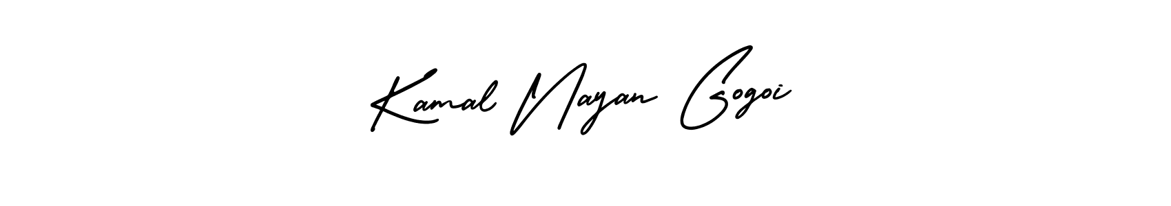 You should practise on your own different ways (AmerikaSignatureDemo-Regular) to write your name (Kamal Nayan Gogoi) in signature. don't let someone else do it for you. Kamal Nayan Gogoi signature style 3 images and pictures png