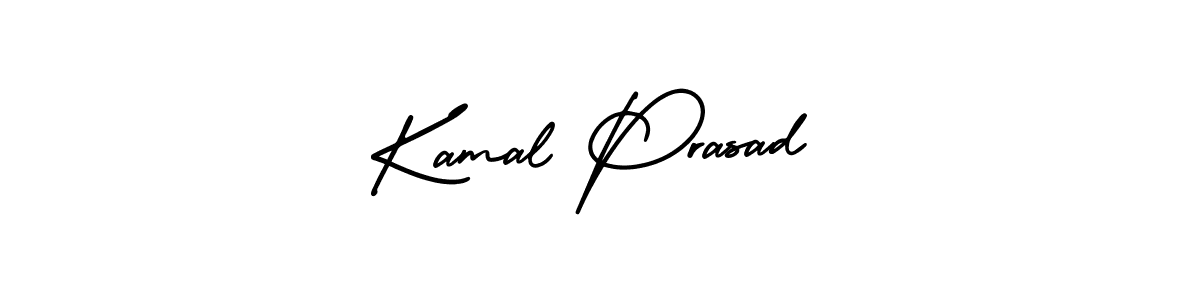 Make a beautiful signature design for name Kamal Prasad. With this signature (AmerikaSignatureDemo-Regular) style, you can create a handwritten signature for free. Kamal Prasad signature style 3 images and pictures png