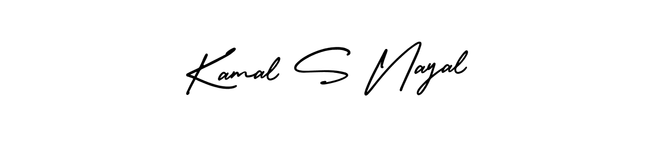 This is the best signature style for the Kamal S Nayal name. Also you like these signature font (AmerikaSignatureDemo-Regular). Mix name signature. Kamal S Nayal signature style 3 images and pictures png