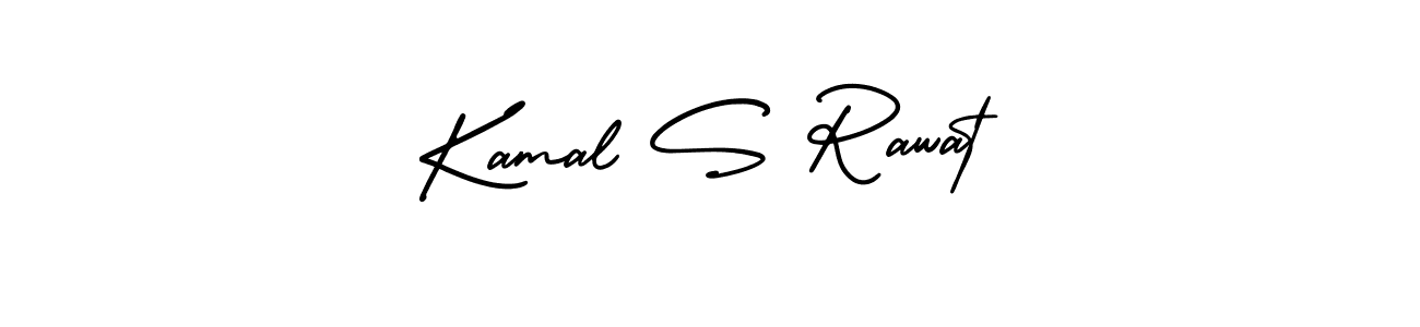 Kamal S Rawat stylish signature style. Best Handwritten Sign (AmerikaSignatureDemo-Regular) for my name. Handwritten Signature Collection Ideas for my name Kamal S Rawat. Kamal S Rawat signature style 3 images and pictures png