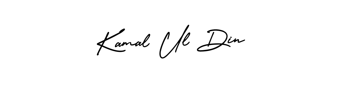 Kamal Ul Din stylish signature style. Best Handwritten Sign (AmerikaSignatureDemo-Regular) for my name. Handwritten Signature Collection Ideas for my name Kamal Ul Din. Kamal Ul Din signature style 3 images and pictures png