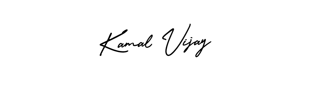Make a beautiful signature design for name Kamal Vijay. With this signature (AmerikaSignatureDemo-Regular) style, you can create a handwritten signature for free. Kamal Vijay signature style 3 images and pictures png