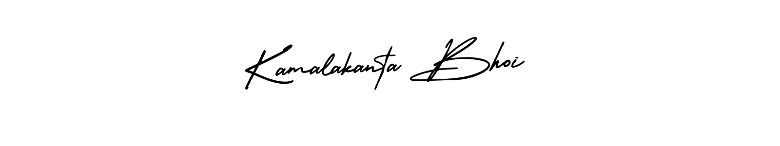 How to make Kamalakanta Bhoi name signature. Use AmerikaSignatureDemo-Regular style for creating short signs online. This is the latest handwritten sign. Kamalakanta Bhoi signature style 3 images and pictures png