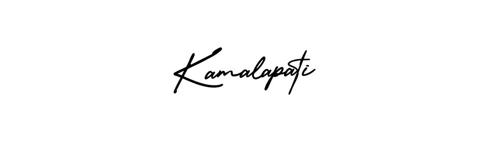 Design your own signature with our free online signature maker. With this signature software, you can create a handwritten (AmerikaSignatureDemo-Regular) signature for name Kamalapati. Kamalapati signature style 3 images and pictures png