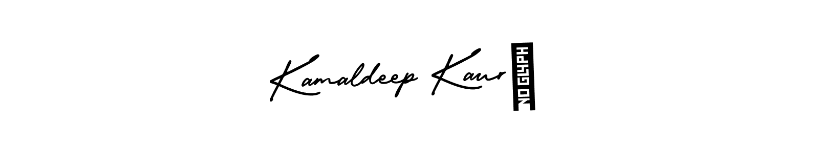 Design your own signature with our free online signature maker. With this signature software, you can create a handwritten (AmerikaSignatureDemo-Regular) signature for name Kamaldeep Kaur . Kamaldeep Kaur  signature style 3 images and pictures png