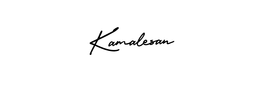 Use a signature maker to create a handwritten signature online. With this signature software, you can design (AmerikaSignatureDemo-Regular) your own signature for name Kamalesan. Kamalesan signature style 3 images and pictures png