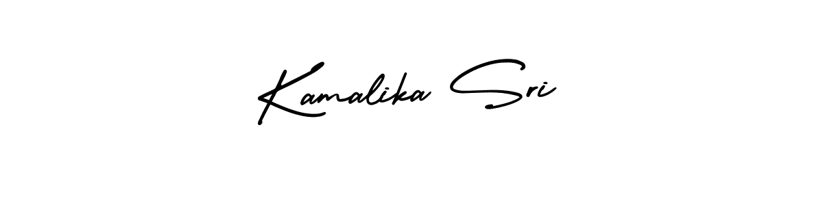 How to make Kamalika Sri signature? AmerikaSignatureDemo-Regular is a professional autograph style. Create handwritten signature for Kamalika Sri name. Kamalika Sri signature style 3 images and pictures png