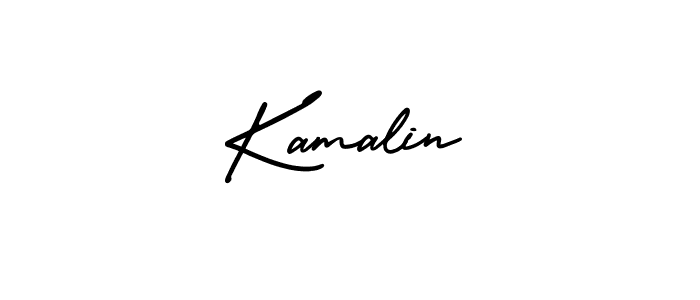 Make a beautiful signature design for name Kamalin. With this signature (AmerikaSignatureDemo-Regular) style, you can create a handwritten signature for free. Kamalin signature style 3 images and pictures png