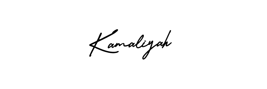 Also You can easily find your signature by using the search form. We will create Kamaliyah name handwritten signature images for you free of cost using AmerikaSignatureDemo-Regular sign style. Kamaliyah signature style 3 images and pictures png
