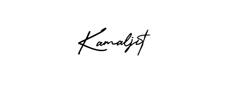 The best way (AmerikaSignatureDemo-Regular) to make a short signature is to pick only two or three words in your name. The name Kamaljit include a total of six letters. For converting this name. Kamaljit signature style 3 images and pictures png