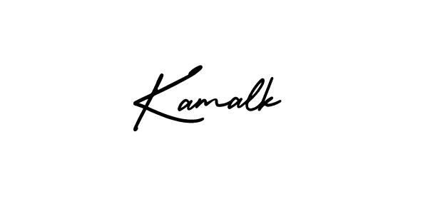 if you are searching for the best signature style for your name Kamalk. so please give up your signature search. here we have designed multiple signature styles  using AmerikaSignatureDemo-Regular. Kamalk signature style 3 images and pictures png