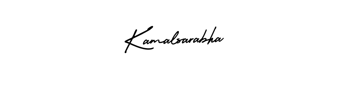 How to make Kamalsarabha name signature. Use AmerikaSignatureDemo-Regular style for creating short signs online. This is the latest handwritten sign. Kamalsarabha signature style 3 images and pictures png