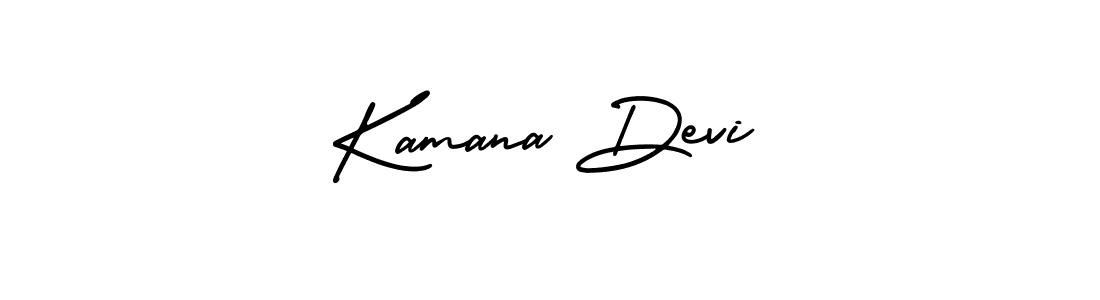 Make a beautiful signature design for name Kamana Devi. With this signature (AmerikaSignatureDemo-Regular) style, you can create a handwritten signature for free. Kamana Devi signature style 3 images and pictures png