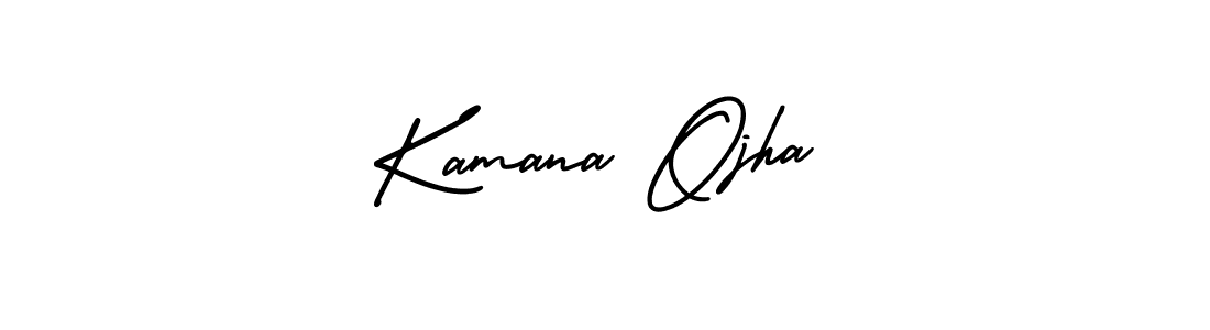 How to Draw Kamana Ojha signature style? AmerikaSignatureDemo-Regular is a latest design signature styles for name Kamana Ojha. Kamana Ojha signature style 3 images and pictures png