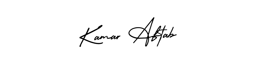 Make a beautiful signature design for name Kamar Aftab. Use this online signature maker to create a handwritten signature for free. Kamar Aftab signature style 3 images and pictures png