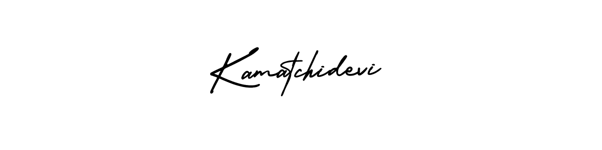 This is the best signature style for the Kamatchidevi name. Also you like these signature font (AmerikaSignatureDemo-Regular). Mix name signature. Kamatchidevi signature style 3 images and pictures png