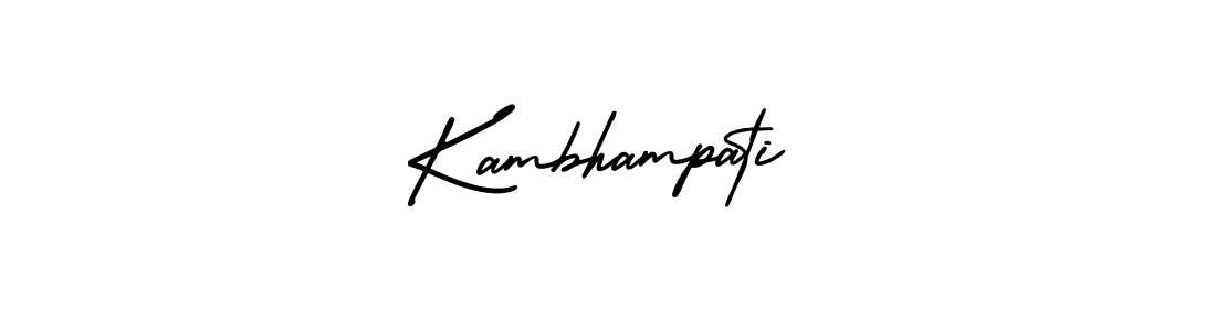 You should practise on your own different ways (AmerikaSignatureDemo-Regular) to write your name (Kambhampati) in signature. don't let someone else do it for you. Kambhampati signature style 3 images and pictures png