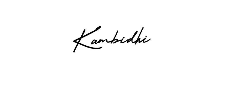 Also we have Kambidhi name is the best signature style. Create professional handwritten signature collection using AmerikaSignatureDemo-Regular autograph style. Kambidhi signature style 3 images and pictures png