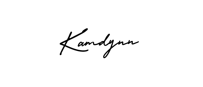 Create a beautiful signature design for name Kamdynn. With this signature (AmerikaSignatureDemo-Regular) fonts, you can make a handwritten signature for free. Kamdynn signature style 3 images and pictures png