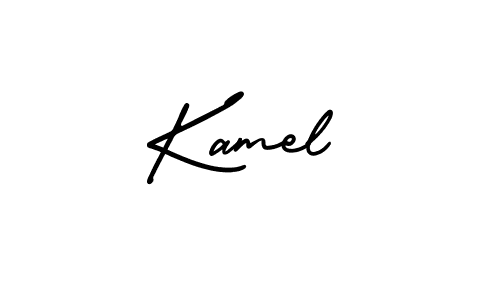 It looks lik you need a new signature style for name Kamel. Design unique handwritten (AmerikaSignatureDemo-Regular) signature with our free signature maker in just a few clicks. Kamel signature style 3 images and pictures png