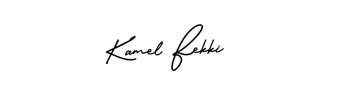 Make a beautiful signature design for name Kamel Fekki. Use this online signature maker to create a handwritten signature for free. Kamel Fekki signature style 3 images and pictures png