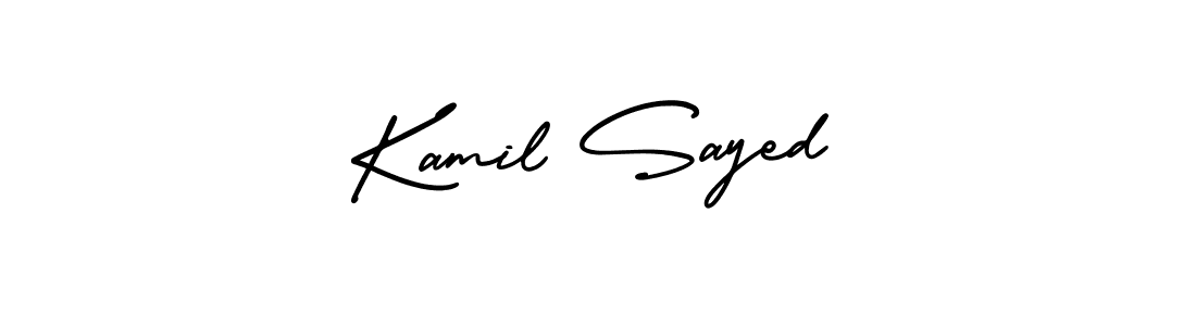 Similarly AmerikaSignatureDemo-Regular is the best handwritten signature design. Signature creator online .You can use it as an online autograph creator for name Kamil Sayed. Kamil Sayed signature style 3 images and pictures png