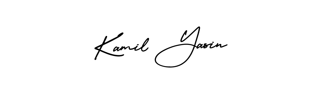 Best and Professional Signature Style for Kamil Yasin. AmerikaSignatureDemo-Regular Best Signature Style Collection. Kamil Yasin signature style 3 images and pictures png