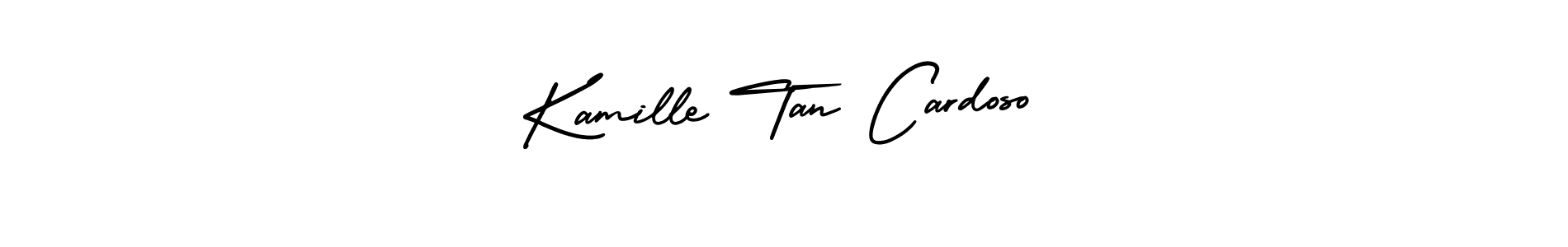 How to Draw Kamille Tan Cardoso signature style? AmerikaSignatureDemo-Regular is a latest design signature styles for name Kamille Tan Cardoso. Kamille Tan Cardoso signature style 3 images and pictures png