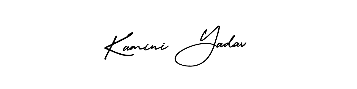 Also we have Kamini Yadav name is the best signature style. Create professional handwritten signature collection using AmerikaSignatureDemo-Regular autograph style. Kamini Yadav signature style 3 images and pictures png
