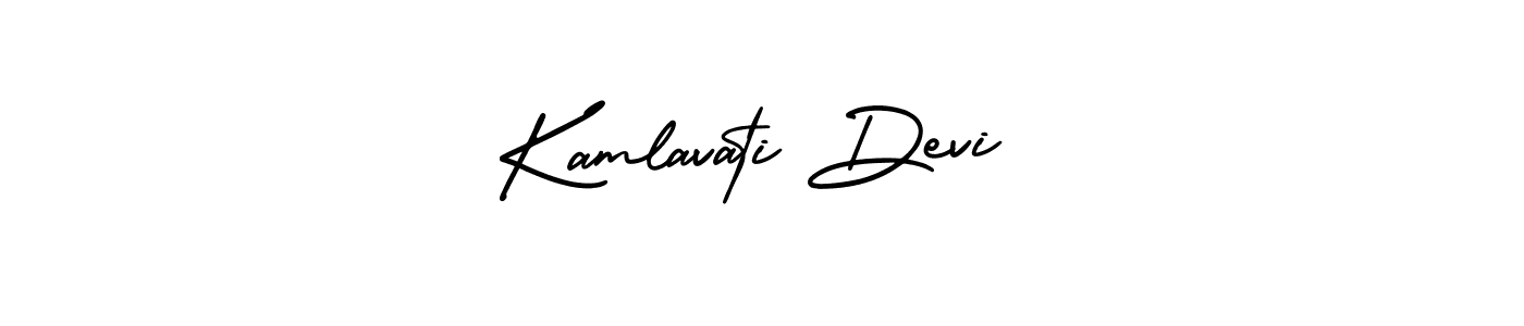 Similarly AmerikaSignatureDemo-Regular is the best handwritten signature design. Signature creator online .You can use it as an online autograph creator for name Kamlavati Devi. Kamlavati Devi signature style 3 images and pictures png