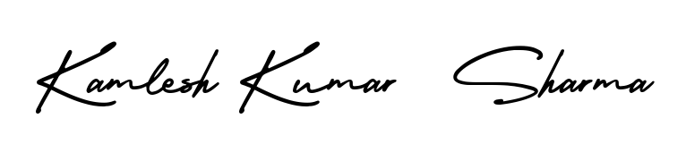 Make a short Kamlesh Kumar  Sharma signature style. Manage your documents anywhere anytime using AmerikaSignatureDemo-Regular. Create and add eSignatures, submit forms, share and send files easily. Kamlesh Kumar  Sharma signature style 3 images and pictures png