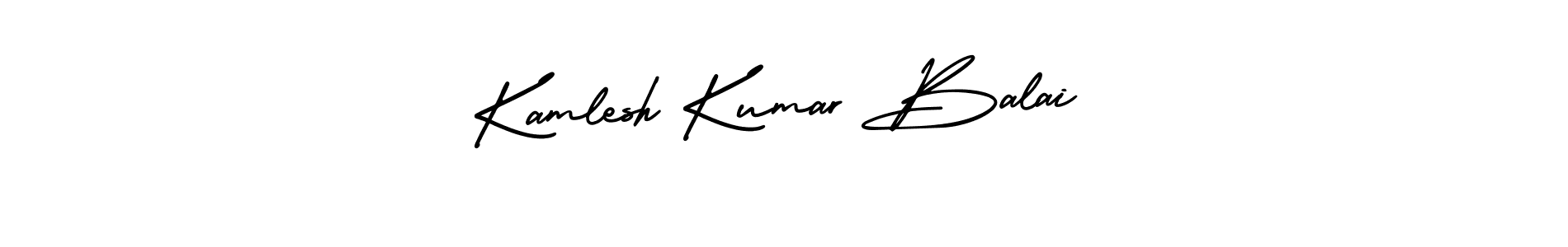 Design your own signature with our free online signature maker. With this signature software, you can create a handwritten (AmerikaSignatureDemo-Regular) signature for name Kamlesh Kumar Balai. Kamlesh Kumar Balai signature style 3 images and pictures png