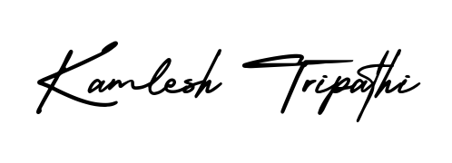 Download transparent PNG signature for name Kamlesh Tripathi styled with AmerikaSignatureDemo-Regular font. Ready to paste directly into PDF and Word agreements. Kamlesh Tripathi signature style 3 images and pictures png