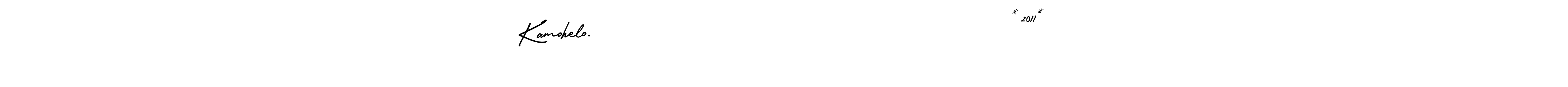 Make a beautiful signature design for name Kamohelo.                                       *2011*. Use this online signature maker to create a handwritten signature for free. Kamohelo.                                       *2011* signature style 3 images and pictures png