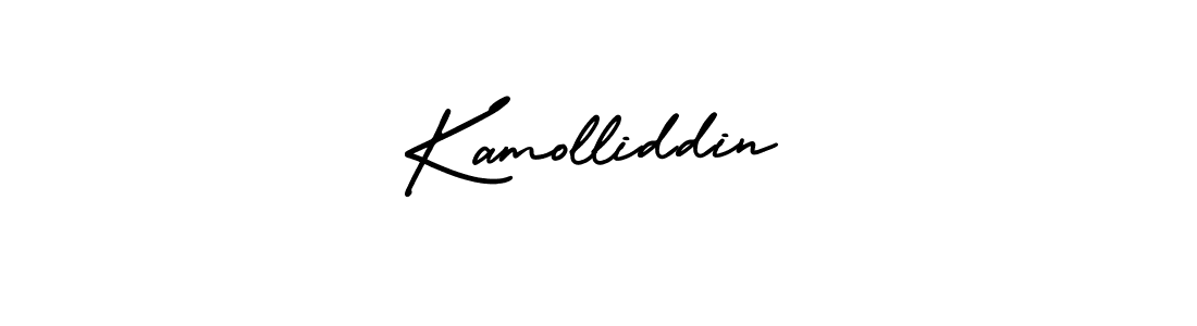 Also we have Kamolliddin name is the best signature style. Create professional handwritten signature collection using AmerikaSignatureDemo-Regular autograph style. Kamolliddin signature style 3 images and pictures png