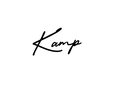 Create a beautiful signature design for name Kamp. With this signature (AmerikaSignatureDemo-Regular) fonts, you can make a handwritten signature for free. Kamp signature style 3 images and pictures png