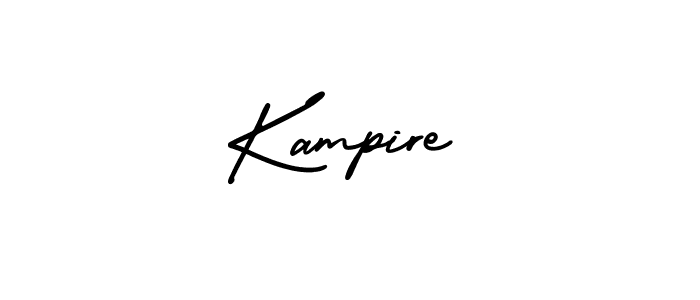 Use a signature maker to create a handwritten signature online. With this signature software, you can design (AmerikaSignatureDemo-Regular) your own signature for name Kampire. Kampire signature style 3 images and pictures png