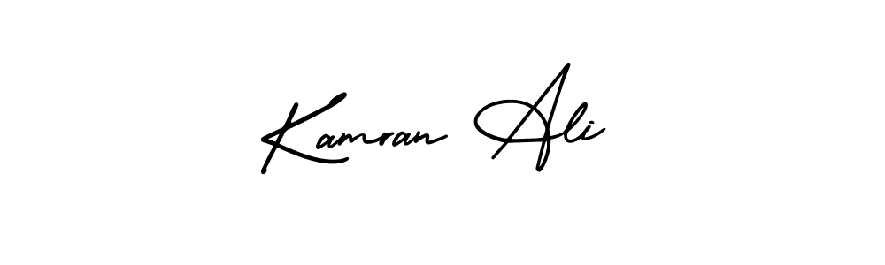 Design your own signature with our free online signature maker. With this signature software, you can create a handwritten (AmerikaSignatureDemo-Regular) signature for name Kamran Ali. Kamran Ali signature style 3 images and pictures png