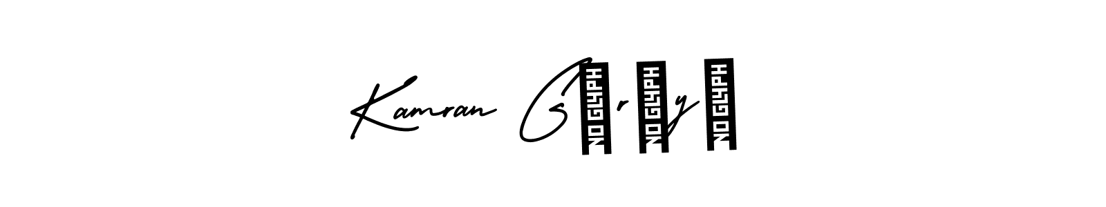Design your own signature with our free online signature maker. With this signature software, you can create a handwritten (AmerikaSignatureDemo-Regular) signature for name Kamran Gørâyâ. Kamran Gørâyâ signature style 3 images and pictures png