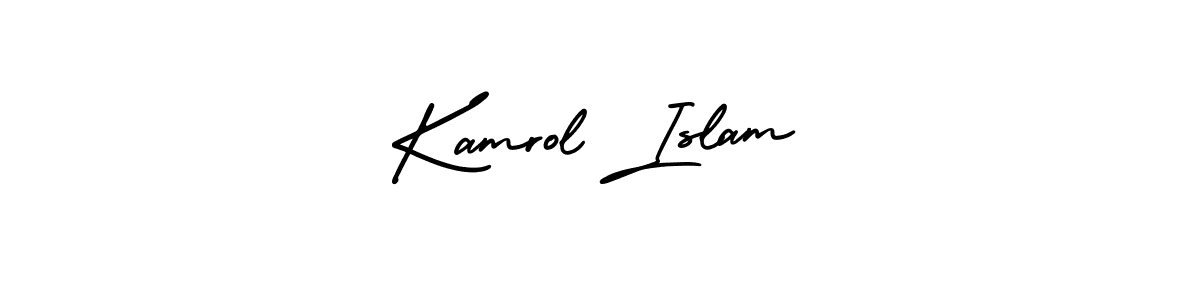 Best and Professional Signature Style for Kamrol Islam. AmerikaSignatureDemo-Regular Best Signature Style Collection. Kamrol Islam signature style 3 images and pictures png