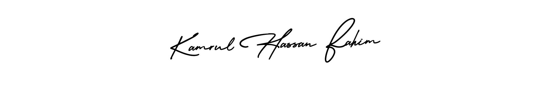 if you are searching for the best signature style for your name Kamrul Hassan Fahim. so please give up your signature search. here we have designed multiple signature styles  using AmerikaSignatureDemo-Regular. Kamrul Hassan Fahim signature style 3 images and pictures png