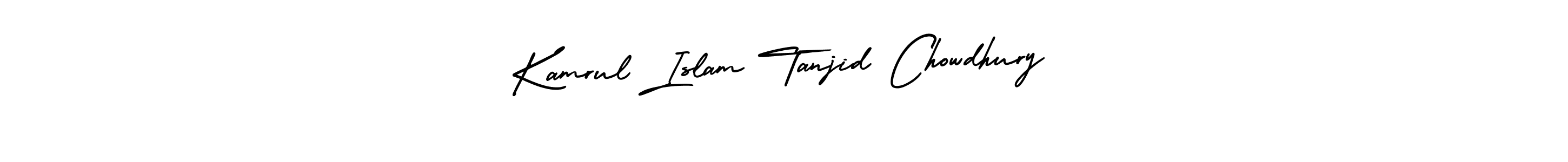 Create a beautiful signature design for name Kamrul Islam Tanjid Chowdhury. With this signature (AmerikaSignatureDemo-Regular) fonts, you can make a handwritten signature for free. Kamrul Islam Tanjid Chowdhury signature style 3 images and pictures png